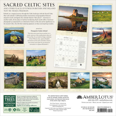 Sacred Celtic Sites 2024 Wall Calendar    