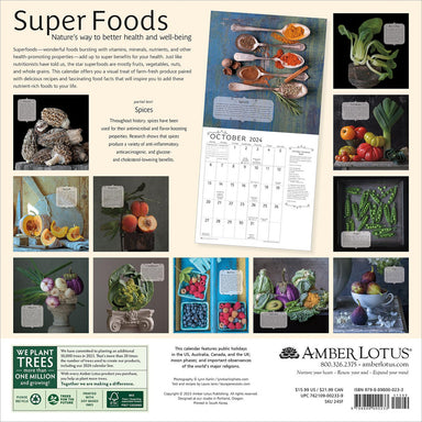 Super Foods 2024 Wall Calendar    