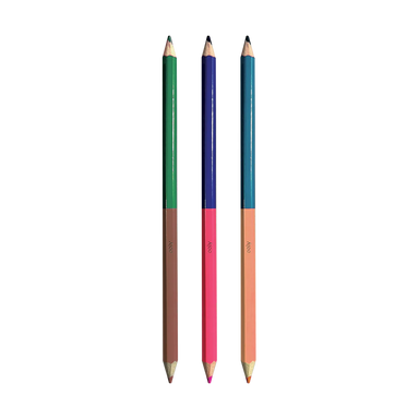 2 Of A Kind Double Ended Colored Pencils - 24 Colors