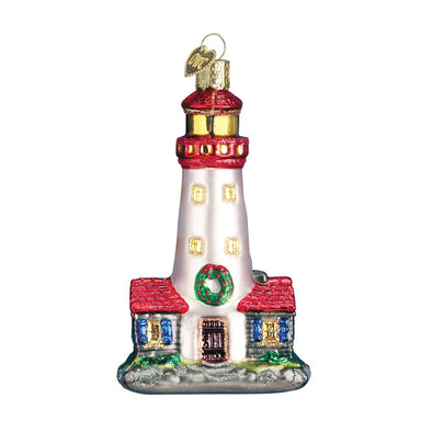 Old World Christmas Lighthouse Ornament