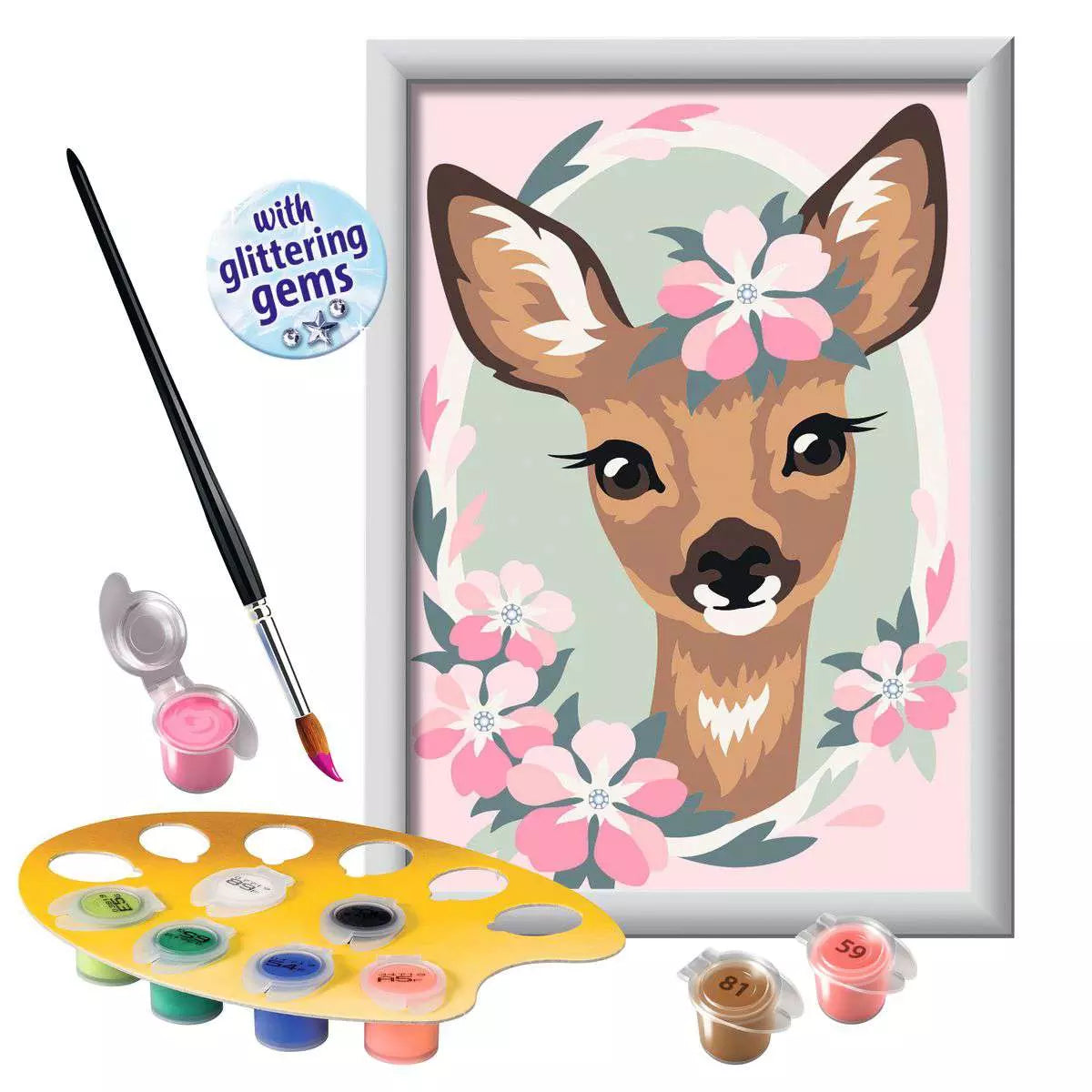 RAV CreArt Delightful Deer Paint By Number Kit