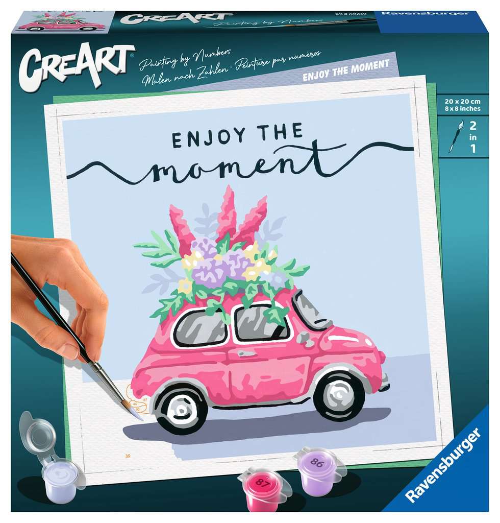 CreArt Enjoy The Moment Paint By Number Kit — Bird in Hand