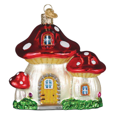 Old World Christmas Mushroom House Ornament