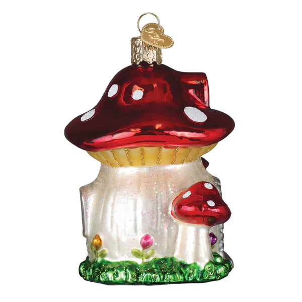 Old World Christmas Mushroom House Ornament