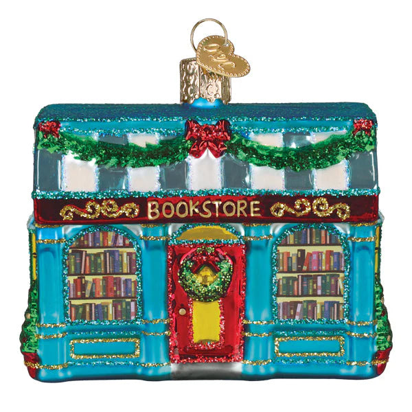 Old World Christmas Bookstore Ornament