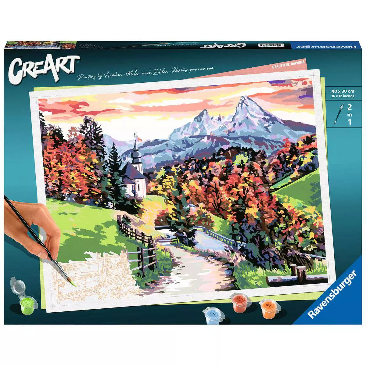 RAV CreArt Beautiful Bavaria Paint-by-Number Kit