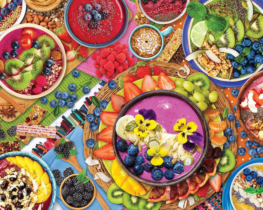 SPRGBK Smoothie Bowls 1000 Piece Puzzle