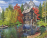 Fishing By The Mill 1000 Piece Wooden Puzzle