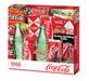 SPRGBK Coca-Cola Vintage Soda Cans 1000 Piece Puzzle