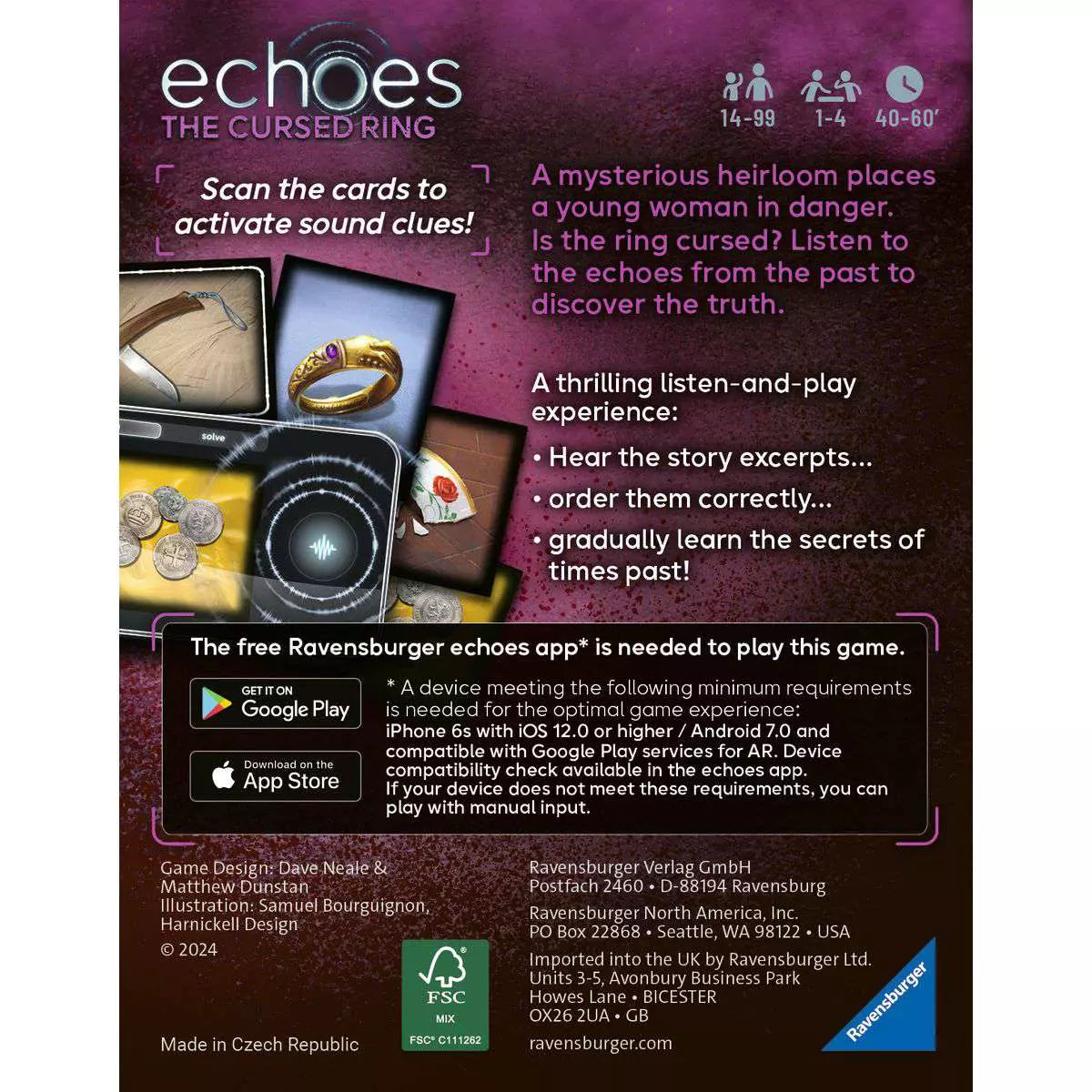 RAV echoes: The Cursed Ring - Audio Mystery Game