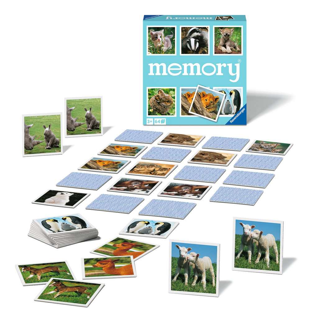 Baby Animals Memory Game    