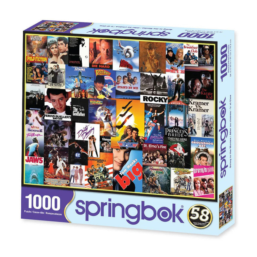 SPRGBK Going to the Movies 1000 Piece Puzzle