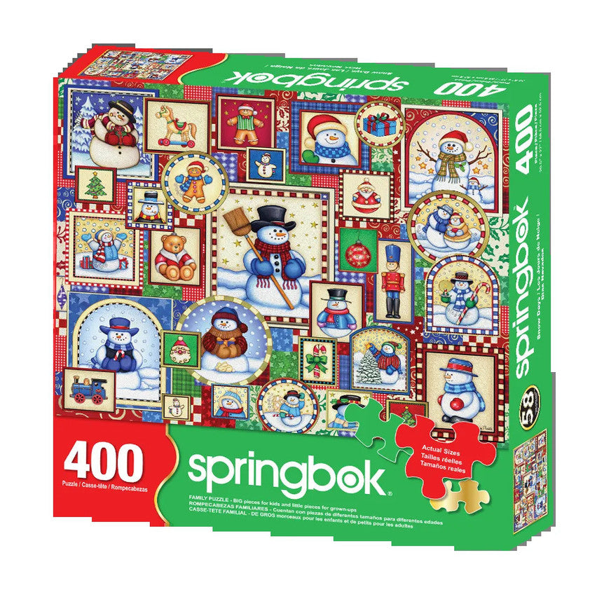 SPRGBK Snow Days 400 Piece Family Puzzle
