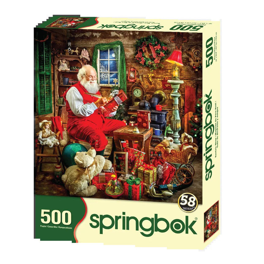 SPRGBK Santa's Shop 500 Piece Puzzle