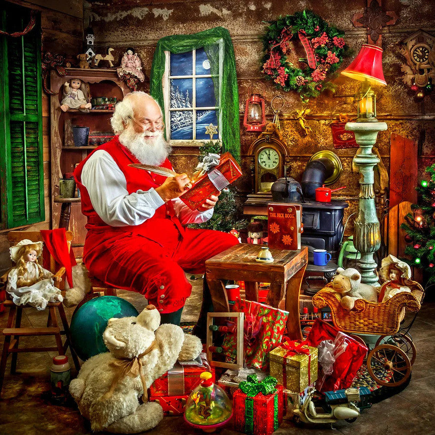 SPRGBK Santa's Shop 500 Piece Puzzle