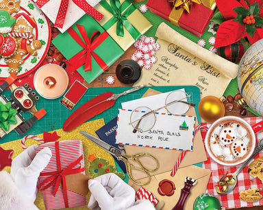 SPRGBK Santa's Desk 1000 Piece Puzzle