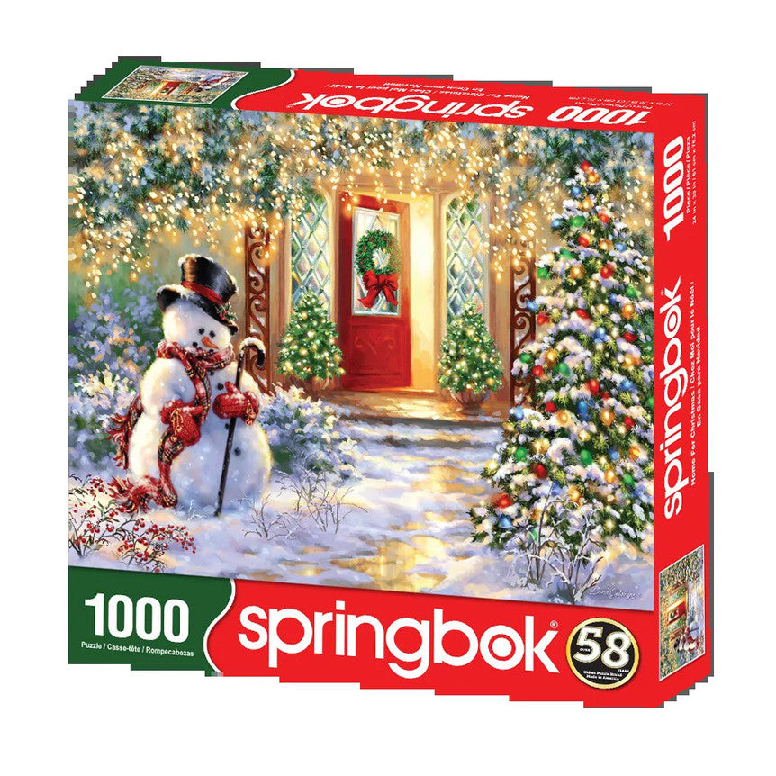 SPRGBK Home For Christmas 1000 Piece Puzzle