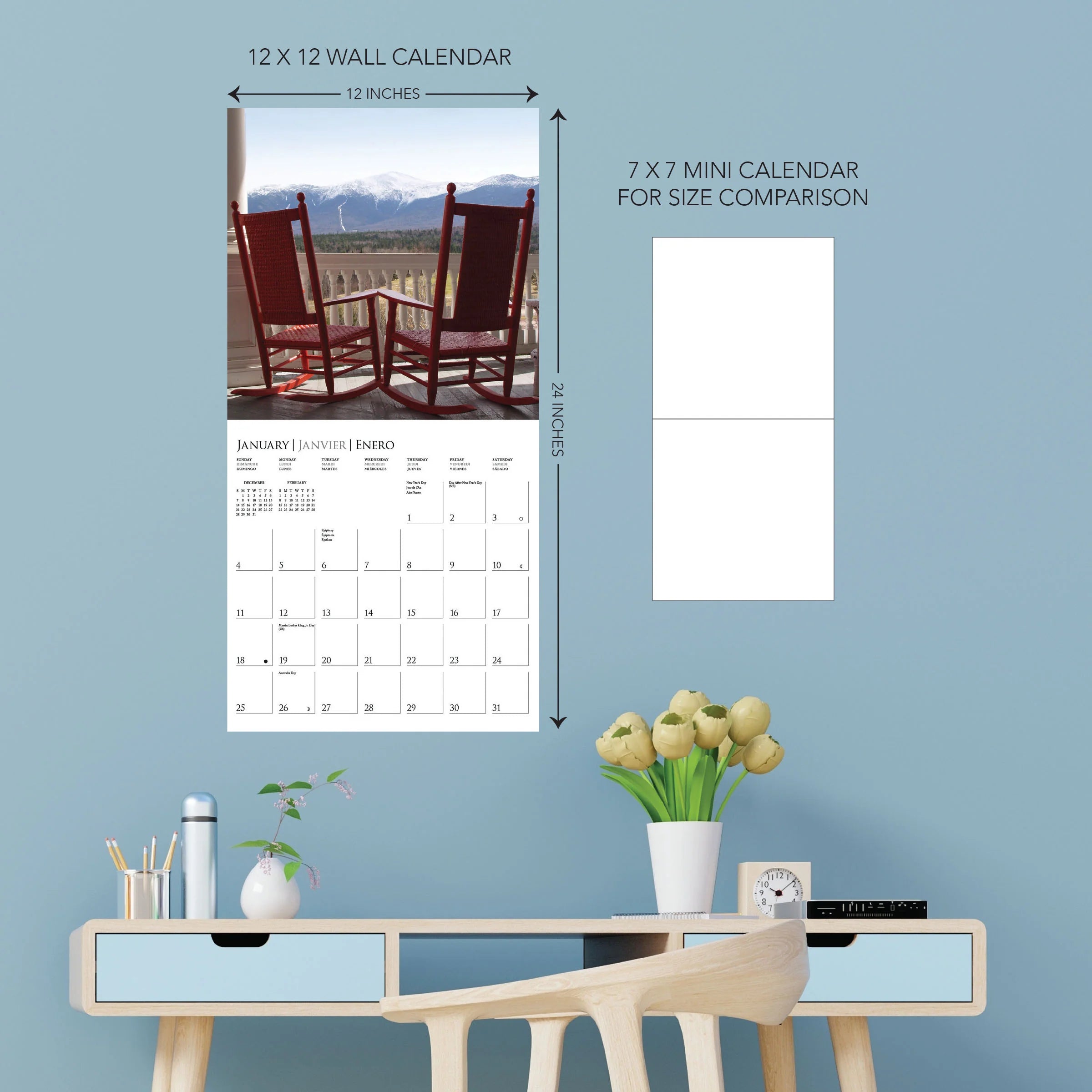 On The Porch 2026 Wall Calendar