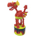 Wooden Dancing Dragon Push-Up Toy (Single) - Random Color