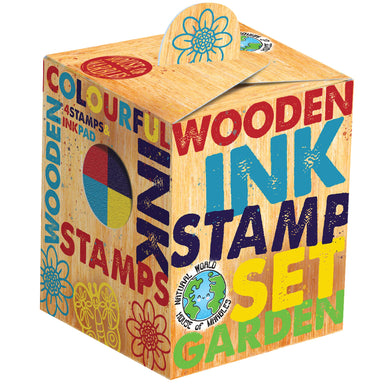 HSEM Wooden Ink Stamp Set - Garden