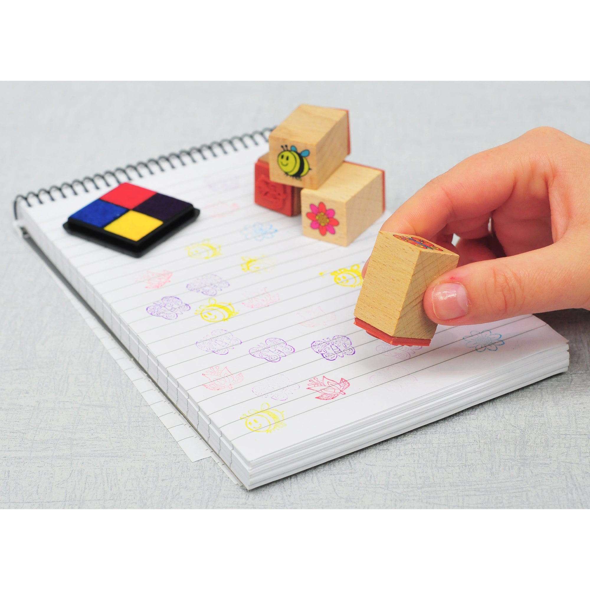 HSEM Wooden Ink Stamp Set - Garden