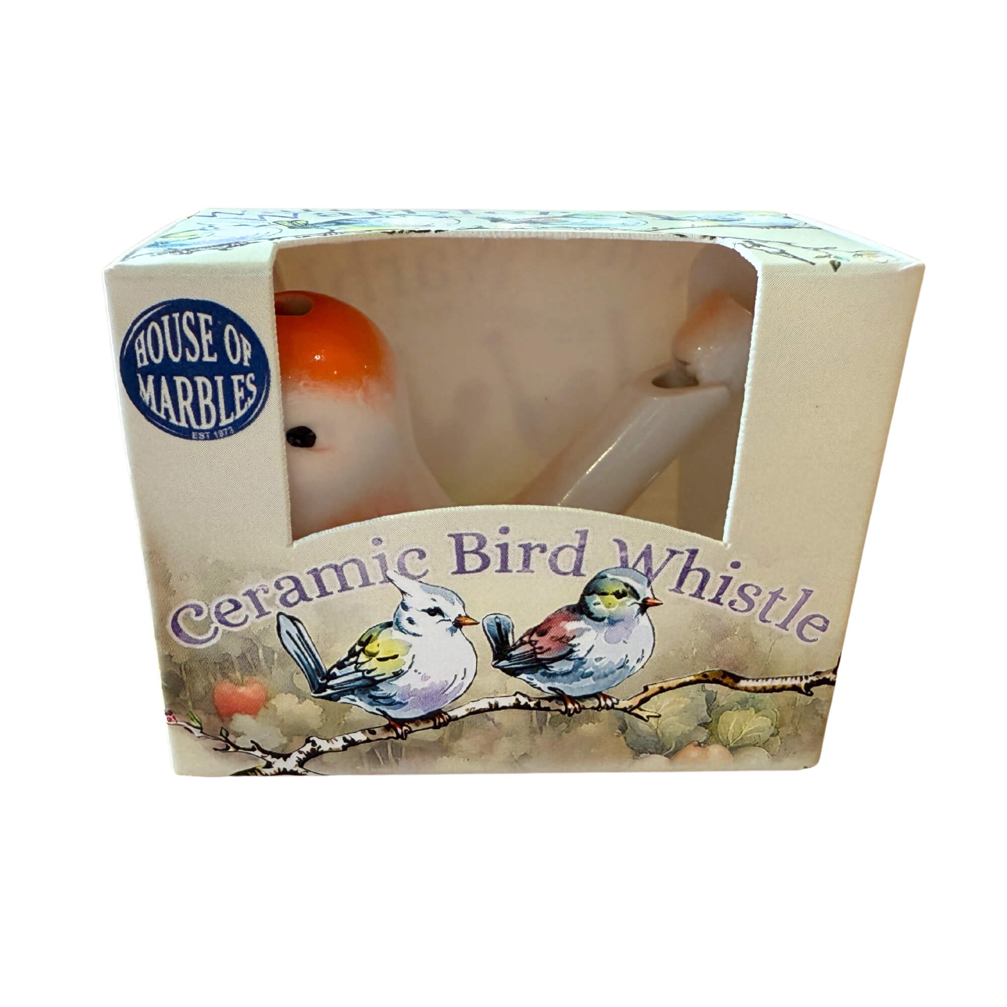 Ceramic Bird Water Warbler (Single) - Random Color