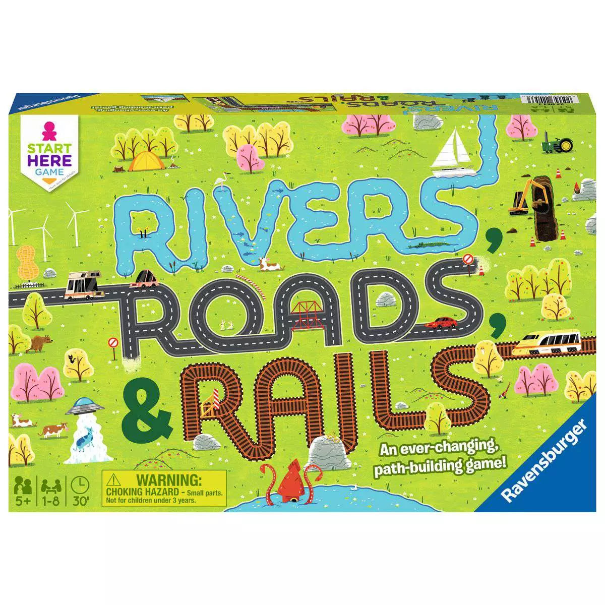 RAV Rivers, Roads & Rails: An Ever-Changing, Path-Building Game!