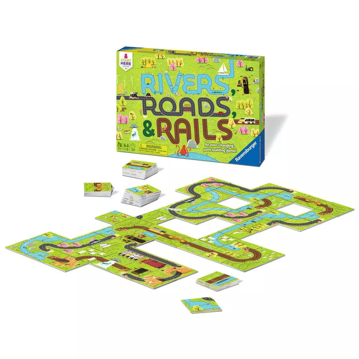 RAV Rivers, Roads & Rails: An Ever-Changing, Path-Building Game!