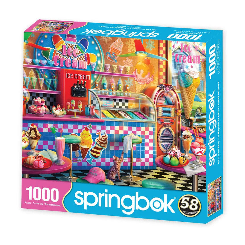 SPRGBK Ice Cream Shop 1000 Piece Puzzle