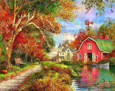 SPRGBK Autumn Barn 1000 Piece Puzzle