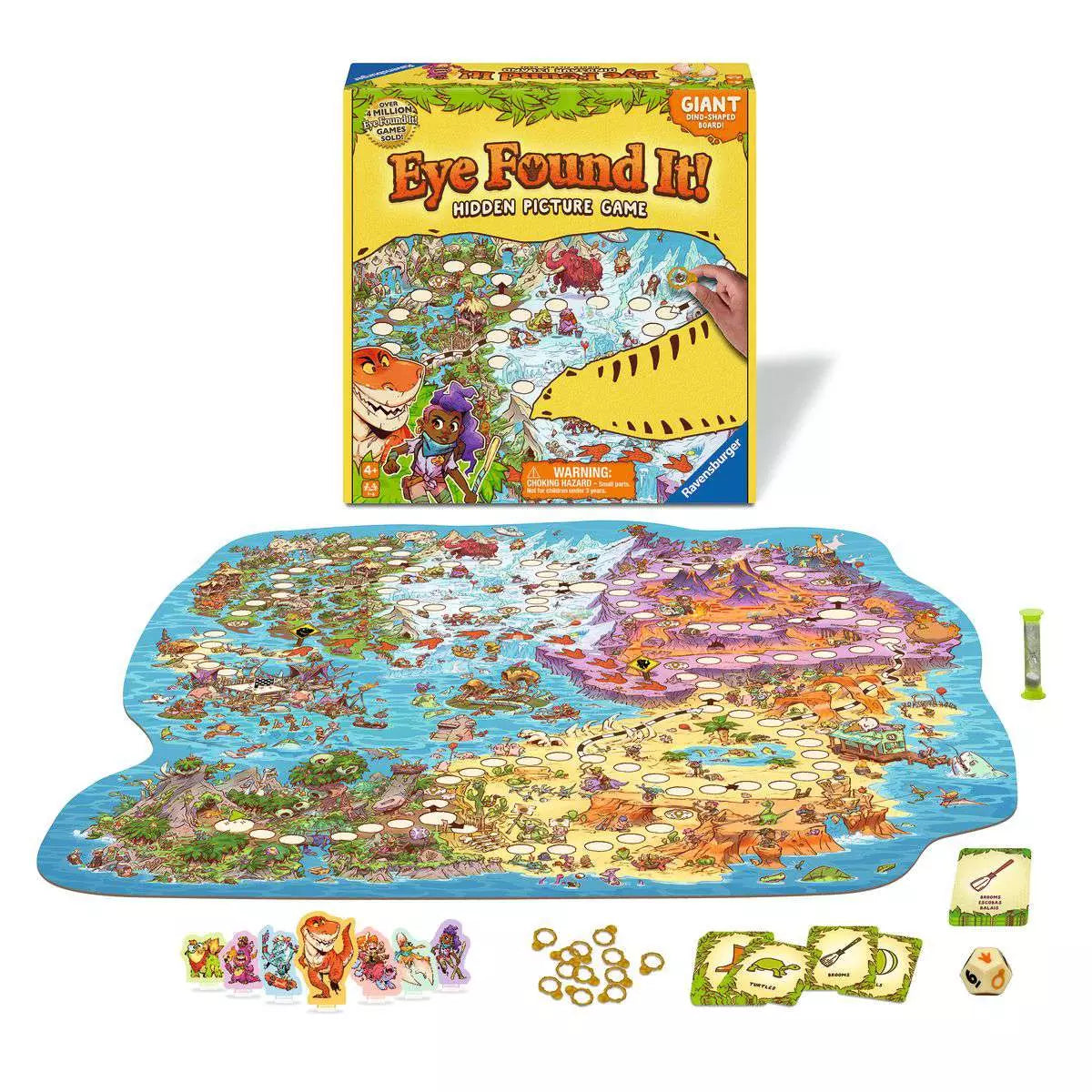 Eye Found It! Dinosaur Island Board Game