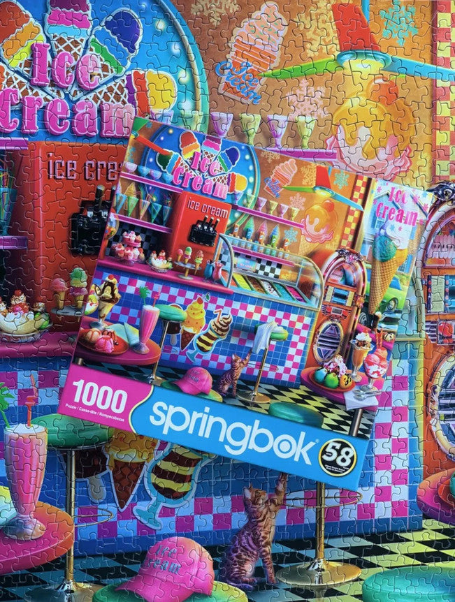 SPRGBK Ice Cream Shop 1000 Piece Puzzle