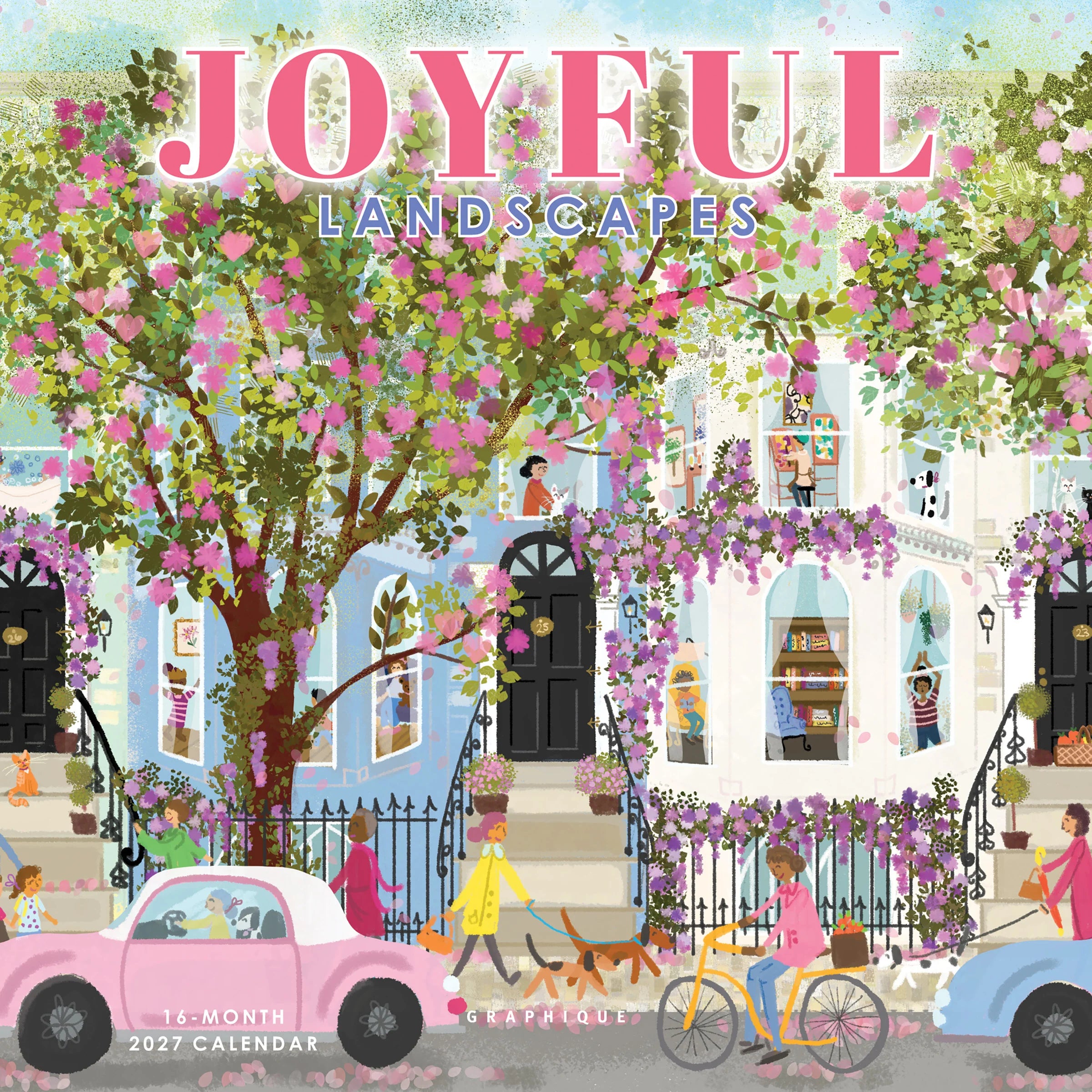 GRPH Joyful Landscapes 2027 Mini Wall Calendar