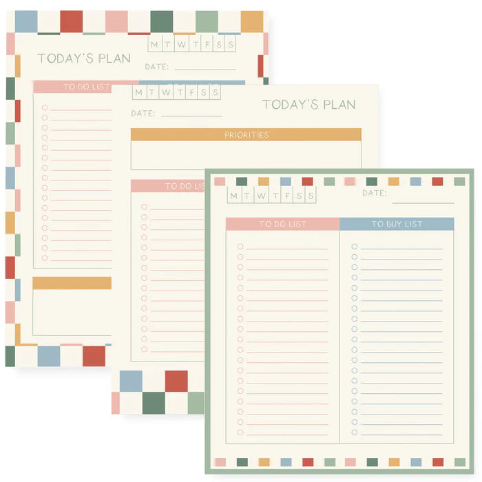 Check Set of 3 Notepads    