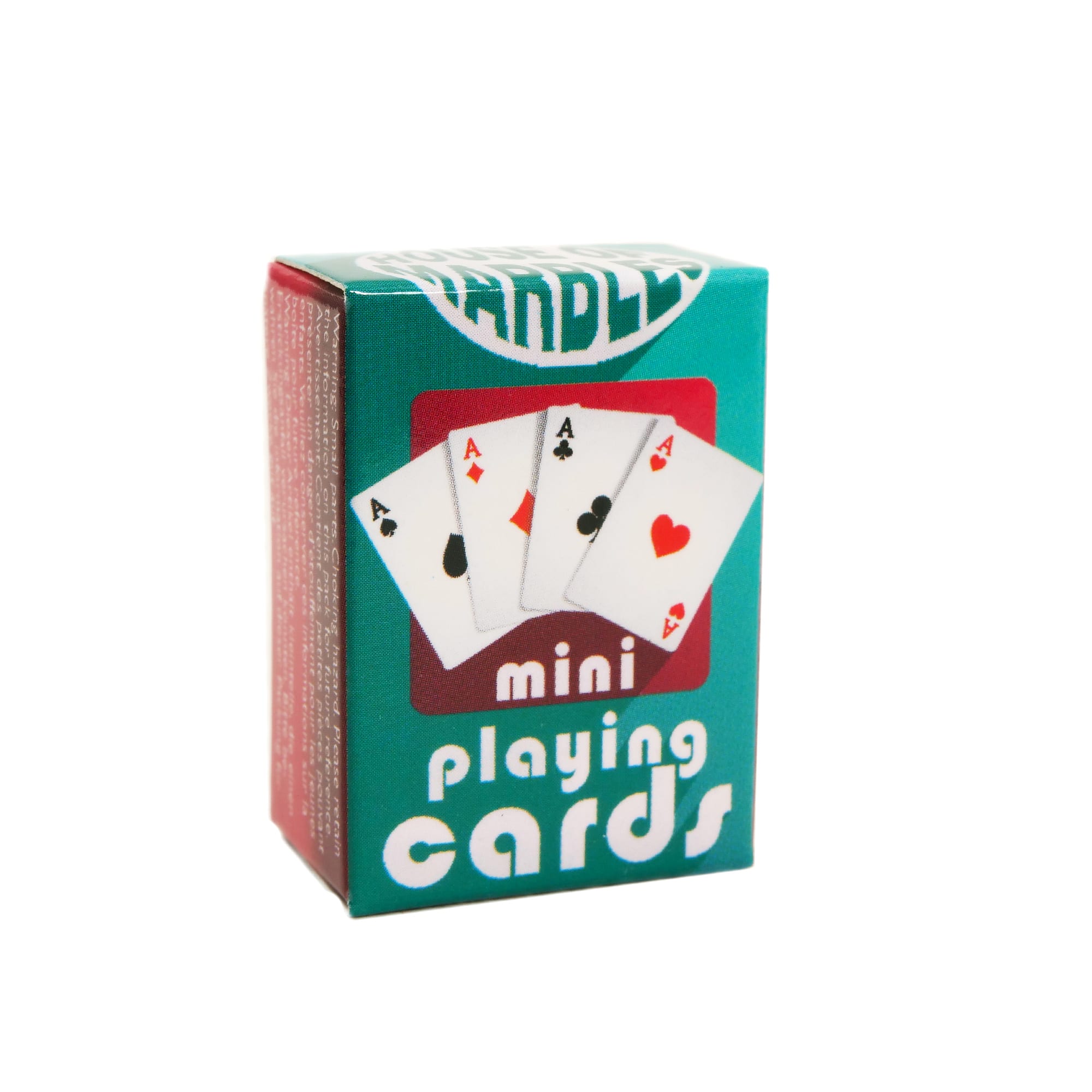 Mini Playing Cards - Red, Yellow, Green, or Blue (Single Deck)
