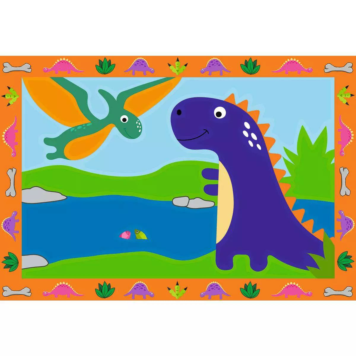 RAV CreArt Junior Land of the Dinosaurs Paint-by-Number