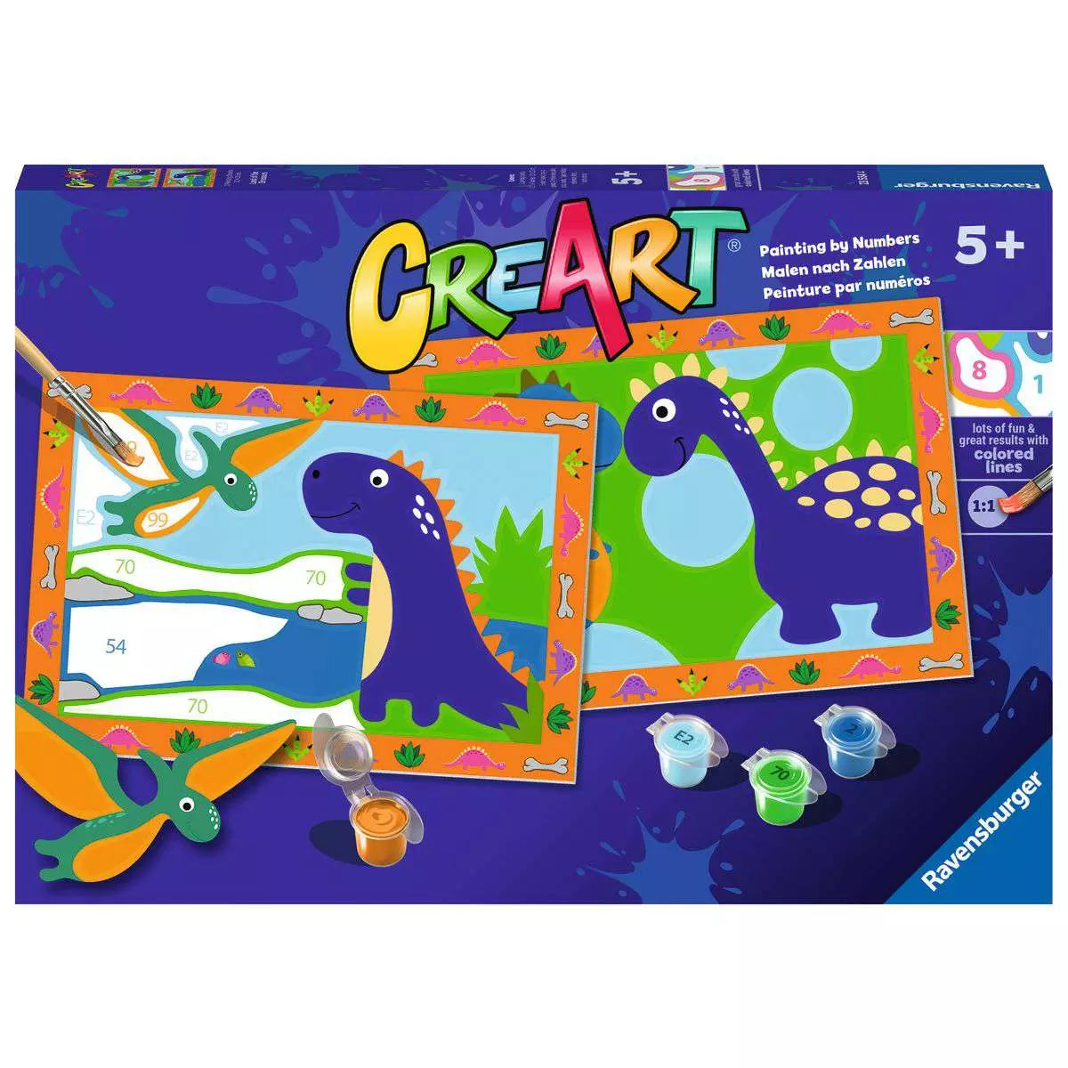 RAV CreArt Junior Land of the Dinosaurs Paint-by-Number