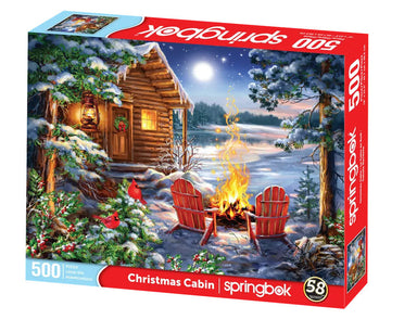 SPRGBK Christmas Cabin 500 Piece Puzzle