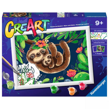 RAV CreArt Sweet Sloths Paint-by-Number Kit