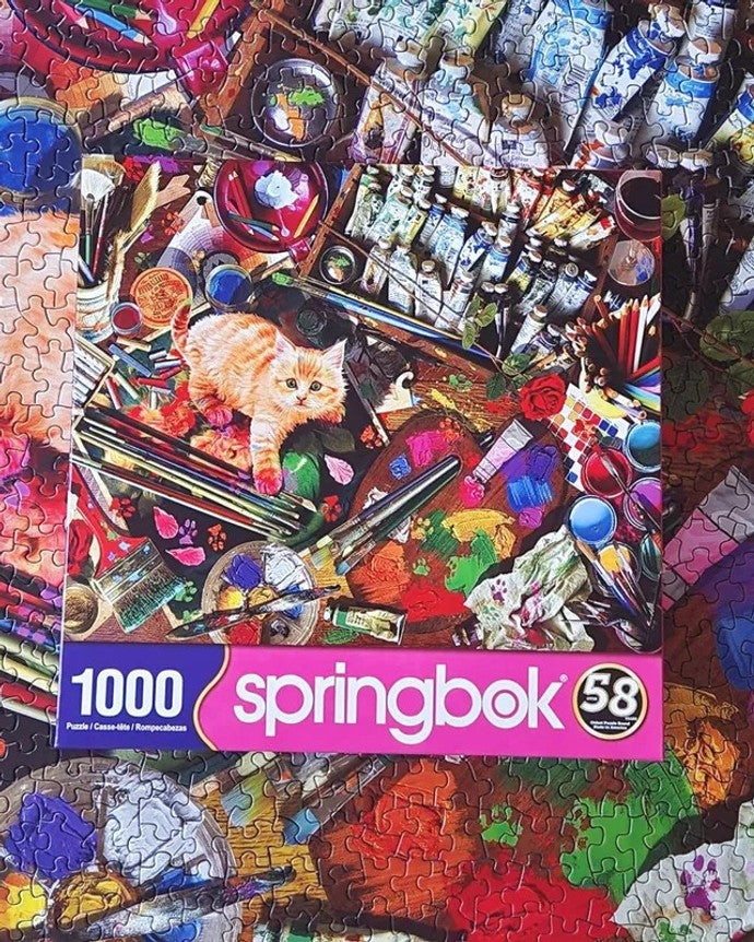 SPRGBK Unexpected Mews 1000 Piece Puzzle