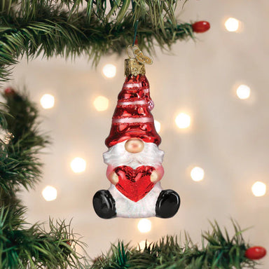 Old World Christmas Valentine Gnome Ornament