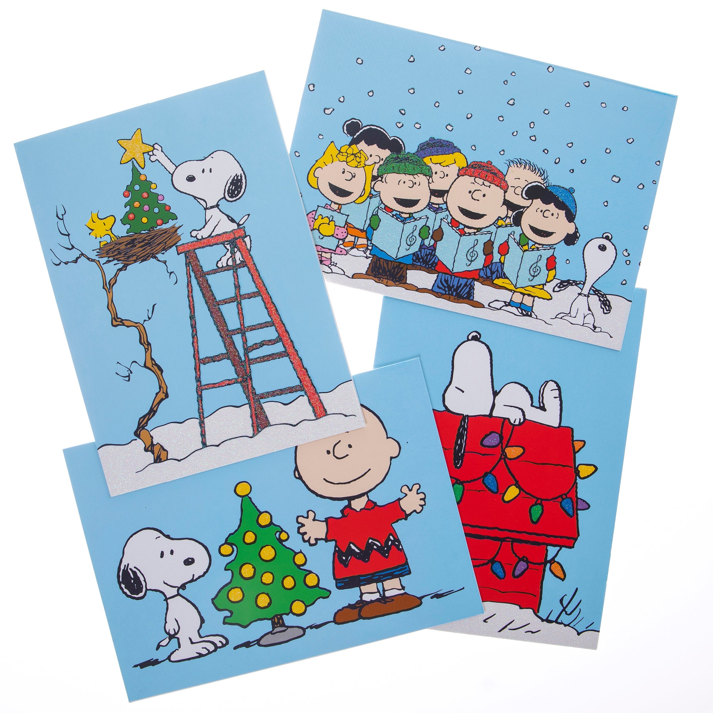 Boxed Christmas Cards - 4 Assorted Peanuts Images    