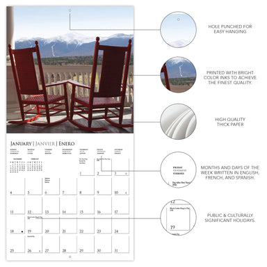 On The Porch 2026 Wall Calendar