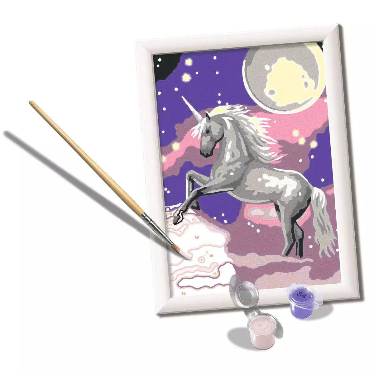 RAV CreArt Glow-in-the-Dark Unicorn Paint-by-Number