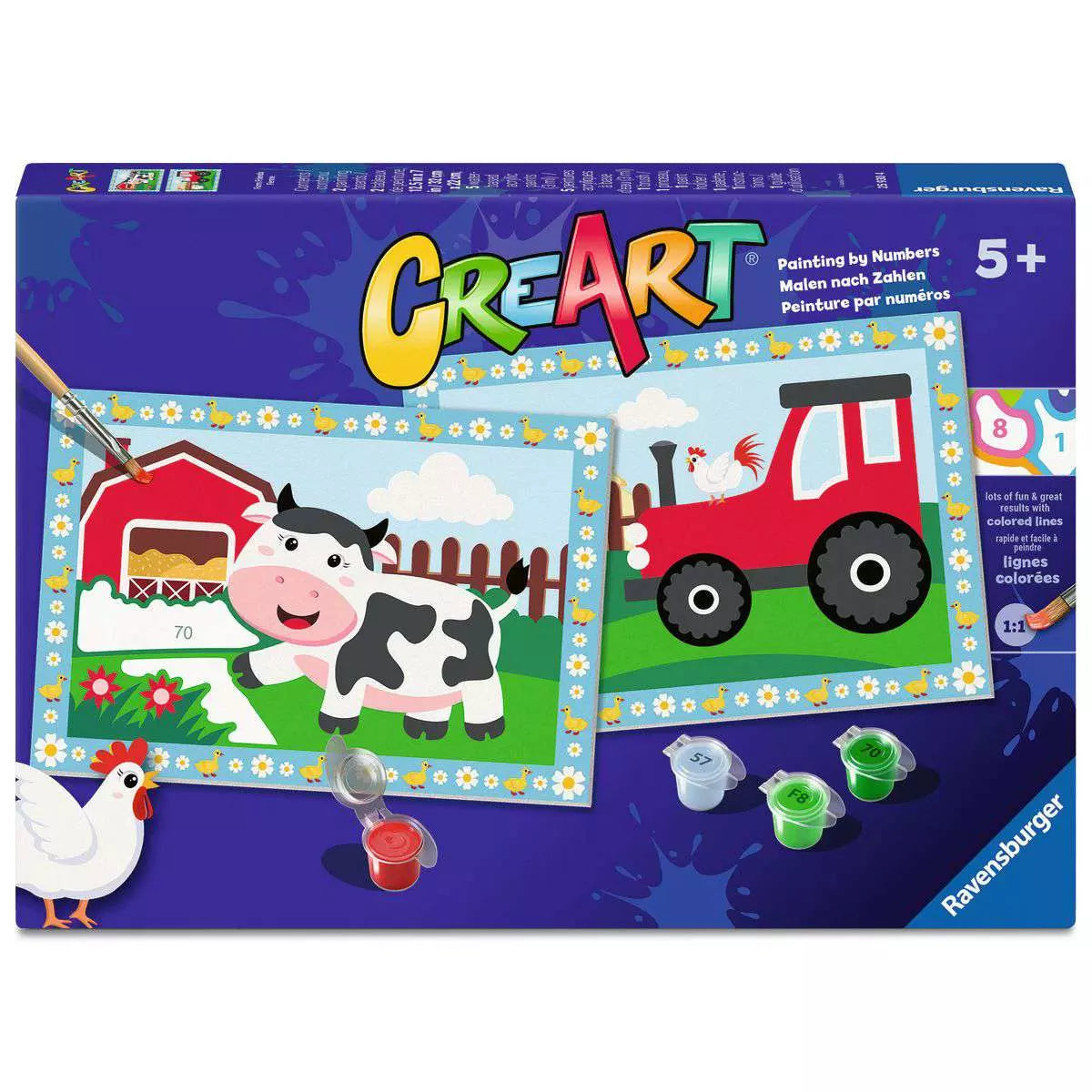 RAV CreArt Junior Farm Paint-by-Number