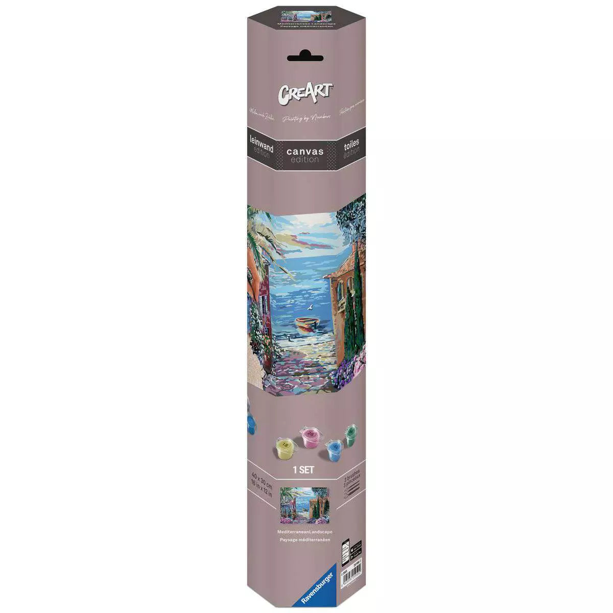 RAV CreArt Canvas Edition: Mediterranean Landscape Paint-by-Number