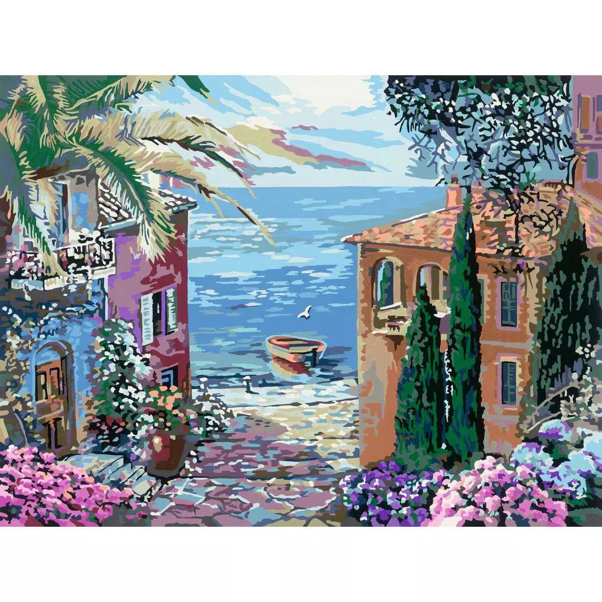 RAV CreArt Canvas Edition: Mediterranean Landscape Paint-by-Number