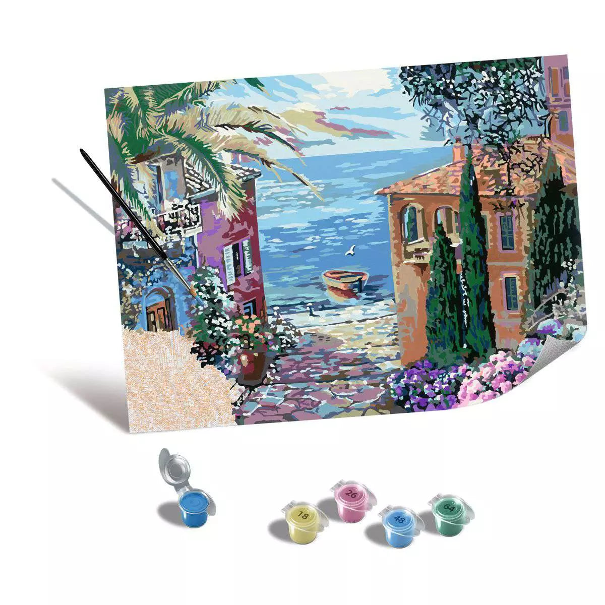 RAV CreArt Canvas Edition: Mediterranean Landscape Paint-by-Number