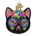 Old World Christmas Dia de Los Muertos Cat Ornament