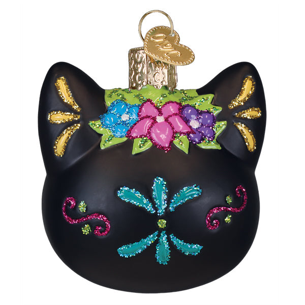Old World Christmas Dia de Los Muertos Cat Ornament